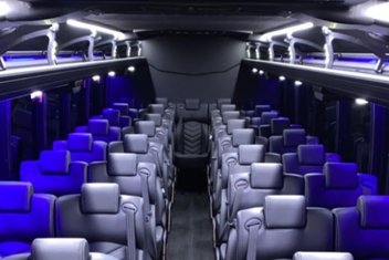 Aliso Viejo Charter Bus Interior