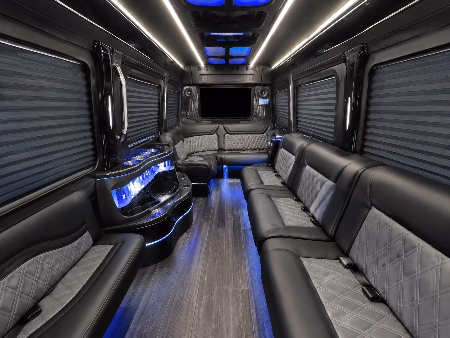 aliso viejo 50 passenger party bus inside
