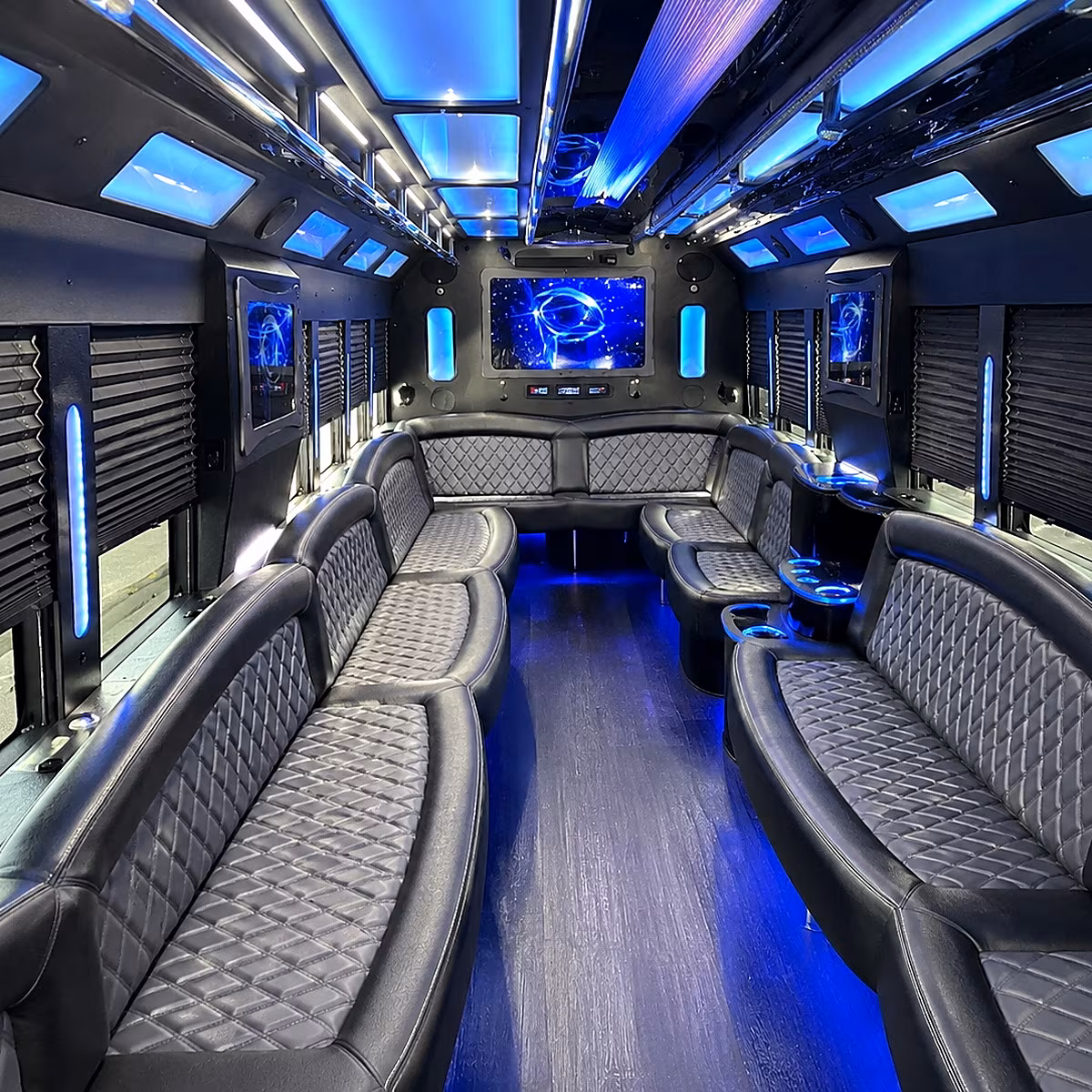 aliso viejo 50 passenger party bus interior