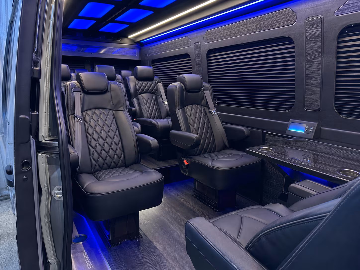 sprinter van transportation for groups and events across aliso viejo